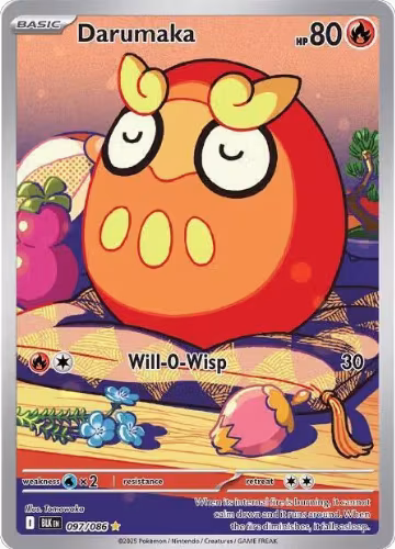 Darumaka - 097/086 (097/086), Black Bolt — Pokémon card price