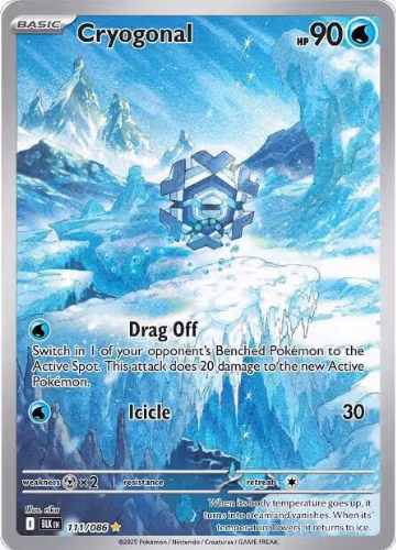 Cryogonal - 111/086 (111/086), Black Bolt — Pokémon card price