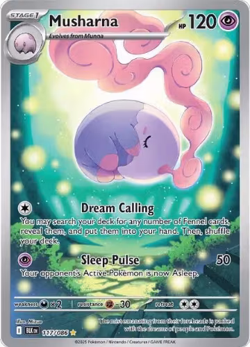 Musharna - 117/086 (117/086), Black Bolt — Pokémon card price