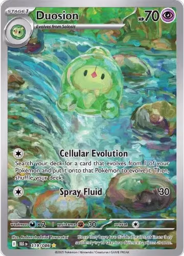 Duosion - 119/086 (119/086), Black Bolt — Pokémon card price