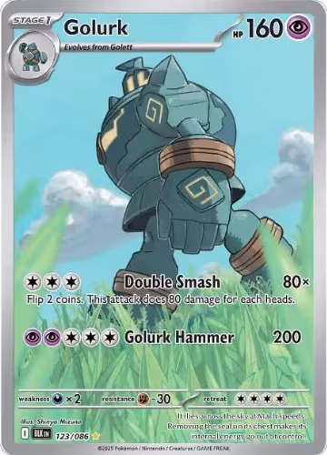 Golurk - 123/086 (123/086), Black Bolt — Pokémon card price