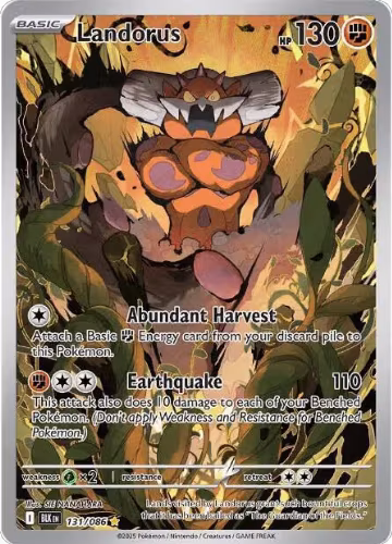 Landorus - 131/086 (131/086), Black Bolt — Pokémon card price