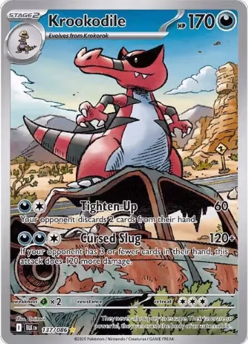 Krookodile - 137/086 (137/086), Black Bolt — Pokémon card price