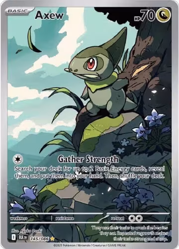 Axew - 145/086 (145/086), Black Bolt — Pokémon card price