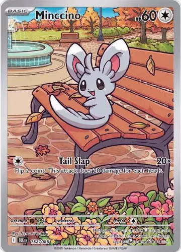 Minccino - 152/086 (152/086), Black Bolt — Pokémon card price