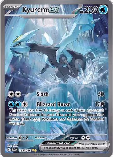 Kyurem ex - 165/086 (165/086), Black Bolt — Pokémon card price