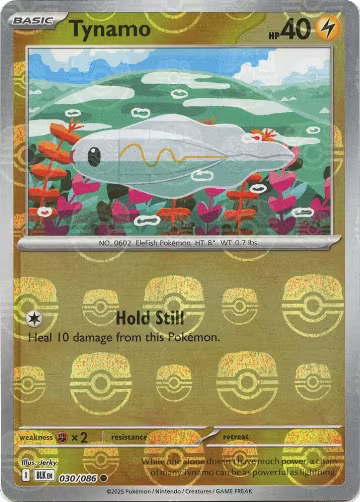 Tynamo (Master Ball Pattern) (030/086), Black Bolt — Pokémon card price