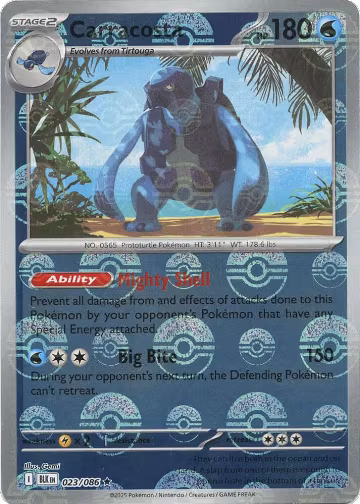 Carracosta (Poke Ball Pattern) (023/086), Black Bolt — Pokémon card price