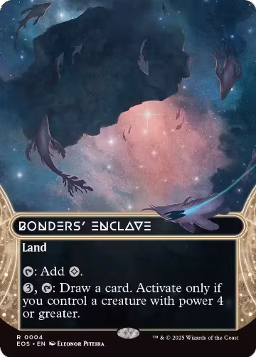 Bonders' Enclave (0004) (Borderless) (4), Edge of Eternities: Stellar Sights — Magic card price