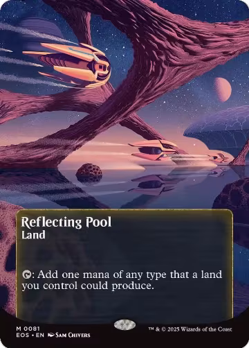 Reflecting Pool (0081) (Borderless) (81), Edge of Eternities: Stellar Sights — Magic card price