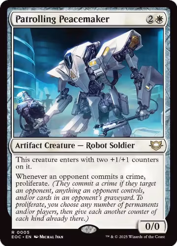 Patrolling Peacemaker (5), Commander: Edge of Eternities — Magic card price