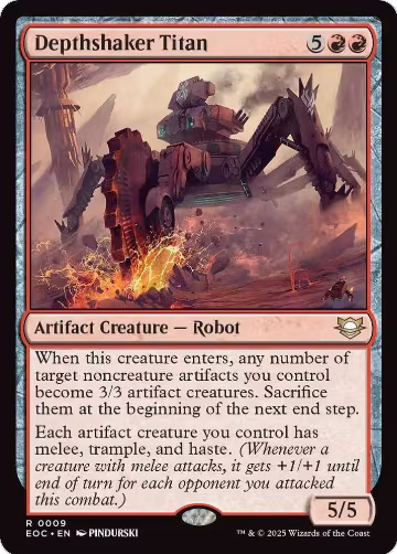 Depthshaker Titan (9), Commander: Edge of Eternities — Magic card price