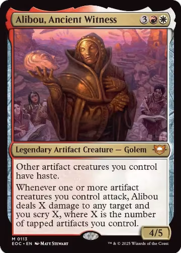 Alibou, Ancient Witness (113), Commander: Edge of Eternities — Magic card price