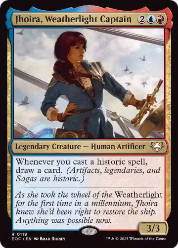 Jhoira, Weatherlight Captain (118), Commander: Edge of Eternities — Magic card price