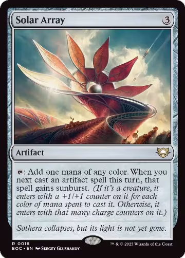 Solar Array (18), Commander: Edge of Eternities — Magic card price