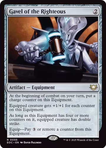 Gavel of the Righteous (55), Commander: Edge of Eternities — Magic card price