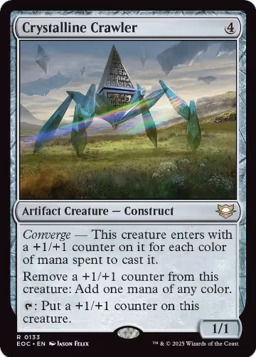 Crystalline Crawler (133), Commander: Edge of Eternities — Magic card price