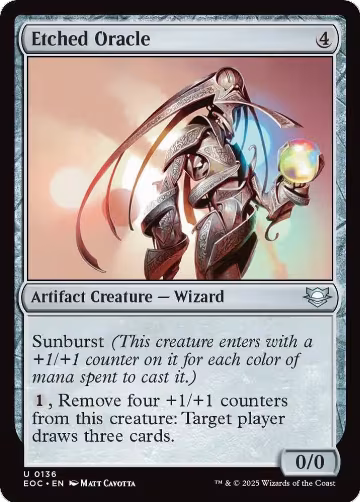 Etched Oracle (136), Commander: Edge of Eternities — Magic card price