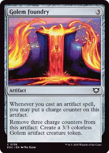 Golem Foundry (138), Commander: Edge of Eternities — Magic card price