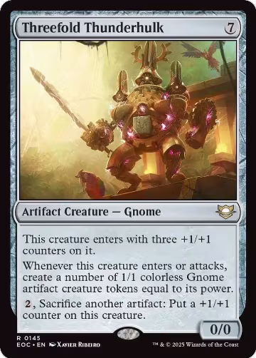 Threefold Thunderhulk (145), Commander: Edge of Eternities — Magic card price