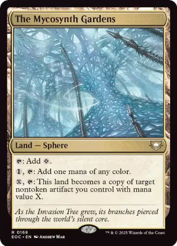 The Mycosynth Gardens (168), Commander: Edge of Eternities — Magic card price