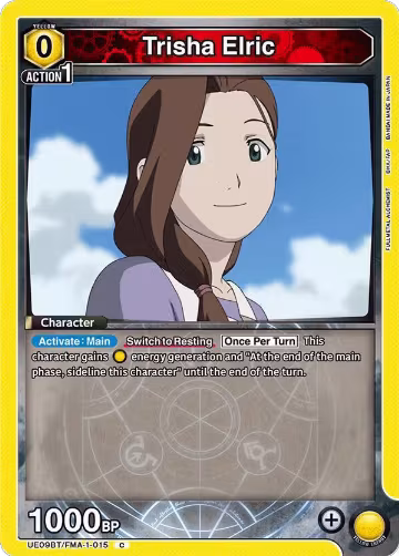 Trisha Elric (UE09BT/FMA-1-015), FULLMETAL ALCHEMIST — Union Arena card price