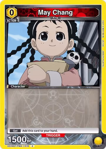 May Chang (019) (UE09BT/FMA-1-019), FULLMETAL ALCHEMIST — Union Arena card price