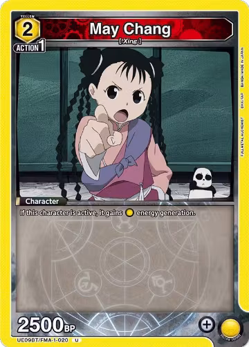 May Chang (020) (UE09BT/FMA-1-020), FULLMETAL ALCHEMIST — Union Arena card price
