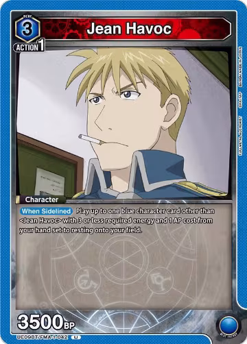 Jean Havoc (UE09BT/FMA-1-042), FULLMETAL ALCHEMIST — Union Arena card price
