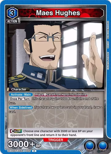 Maes Hughes (046) (UE09BT/FMA-1-046), FULLMETAL ALCHEMIST — Union Arena card price