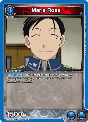 Maria Ross (UE09BT/FMA-1-047), FULLMETAL ALCHEMIST — Union Arena card price