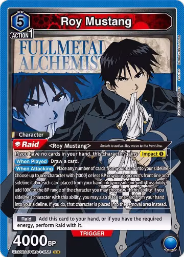Roy Mustang (055) (UE09BT/FMA-1-055), FULLMETAL ALCHEMIST — Union Arena card price