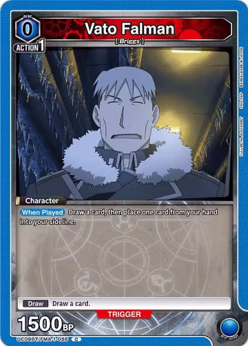 Vato Falman (UE09BT/FMA-1-056), FULLMETAL ALCHEMIST — Union Arena card price
