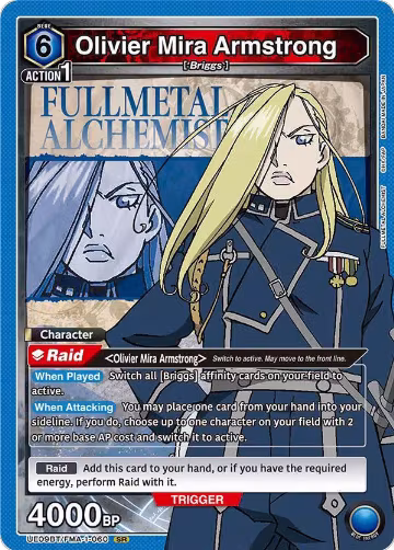 Olivier Mira Armstrong (060) (UE09BT/FMA-1-060), FULLMETAL ALCHEMIST — Union Arena card price
