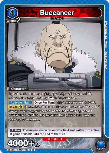 Buccaneer (UE09BT/FMA-1-061), FULLMETAL ALCHEMIST — Union Arena card price