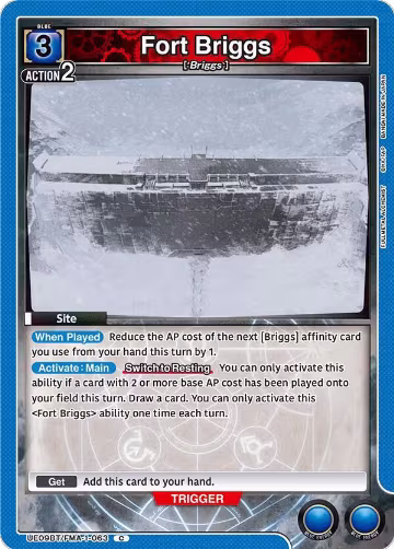 Fort Briggs (UE09BT/FMA-1-063), FULLMETAL ALCHEMIST — Union Arena card price