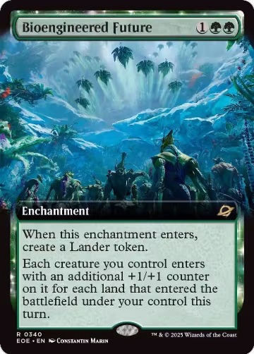Bioengineered Future (Extended Art) (340), Edge of Eternities — Magic card price