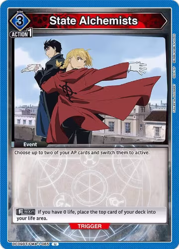 State Alchemists (UE09BT/FMA-1-065), FULLMETAL ALCHEMIST — Union Arena card price