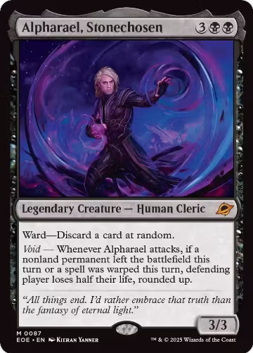 Alpharael, Stonechosen (87), Edge of Eternities — Magic card price