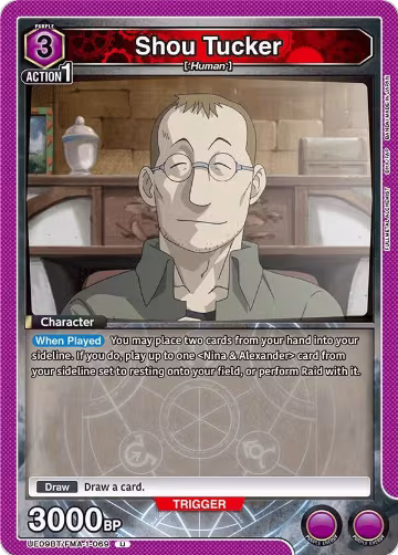 Shou Tucker (UE09BT/FMA-1-069), FULLMETAL ALCHEMIST — Union Arena card price