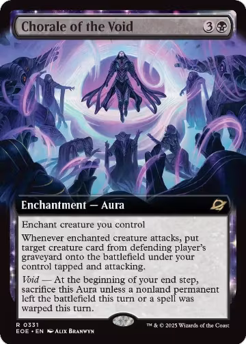 Chorale of the Void (Extended Art) (331), Edge of Eternities — Magic card price