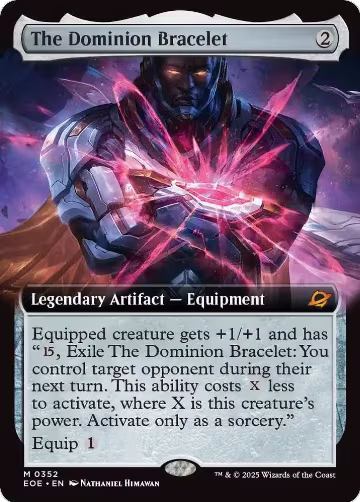 The Dominion Bracelet (Extended Art) (352), Edge of Eternities — Magic card price