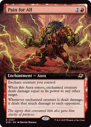 Pain for All (Extended Art) (337), Edge of Eternities — Magic card price