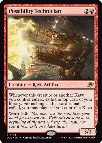 Possibility Technician (153), Edge of Eternities — Magic card price