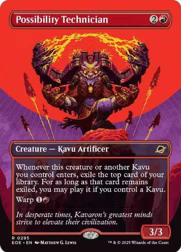 Possibility Technician (Borderless) (295), Edge of Eternities — Magic card price