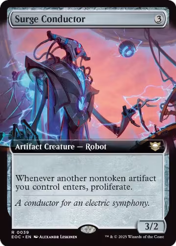 Surge Conductor (Extended Art) (39), Commander: Edge of Eternities — Magic card price