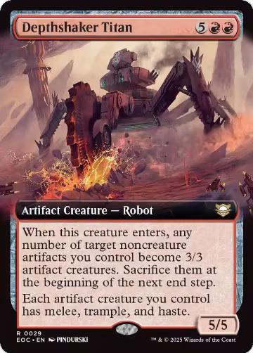 Depthshaker Titan (Extended Art) (29), Commander: Edge of Eternities — Magic card price