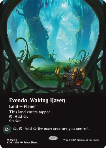 Evendo, Waking Haven (Borderless) (279), Edge of Eternities — Magic card price