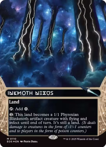 Inkmoth Nexus (0110) (Borderless) (Galaxy Foil) (110), Edge of Eternities: Stellar Sights — Magic card price