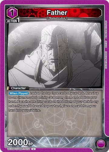 Father (078) (UE09BT/FMA-1-078), FULLMETAL ALCHEMIST — Union Arena card price